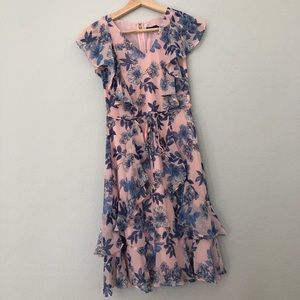 Tommy Hilfiger Floral Waist Tie Dress